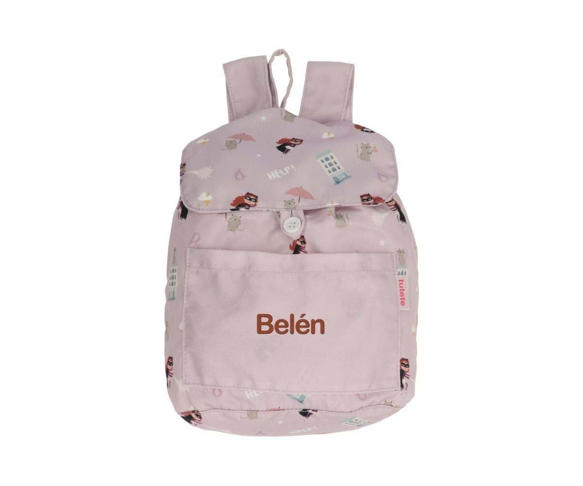 Mochila Pequeña Tela Tutete Fantastic Girl Personalizable