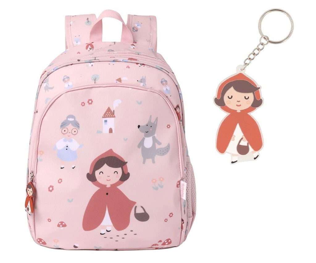 Mochila Mediana + Llavero Tutete Little Red