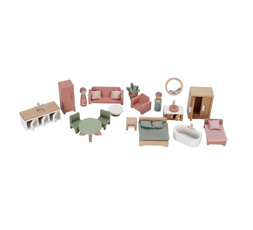 Casa De Muñecas Little Dutch De Madera Portátil