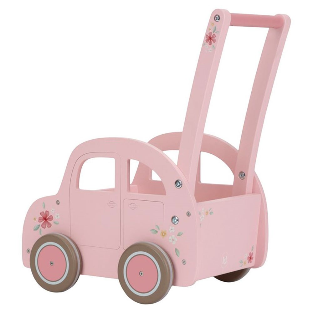 Caminador Little Dutch Flores Coche rosa FSC