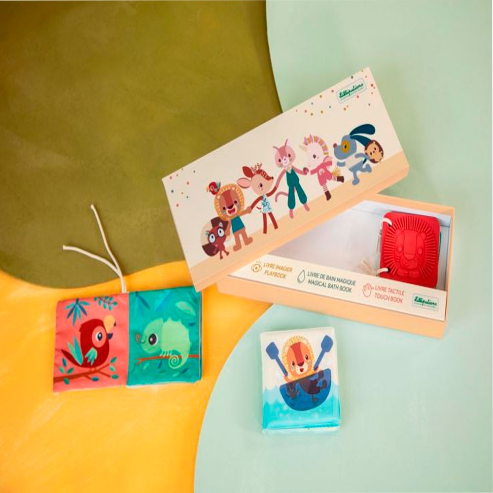 Jack set Lilliputiens de 3 libros sensoriales
