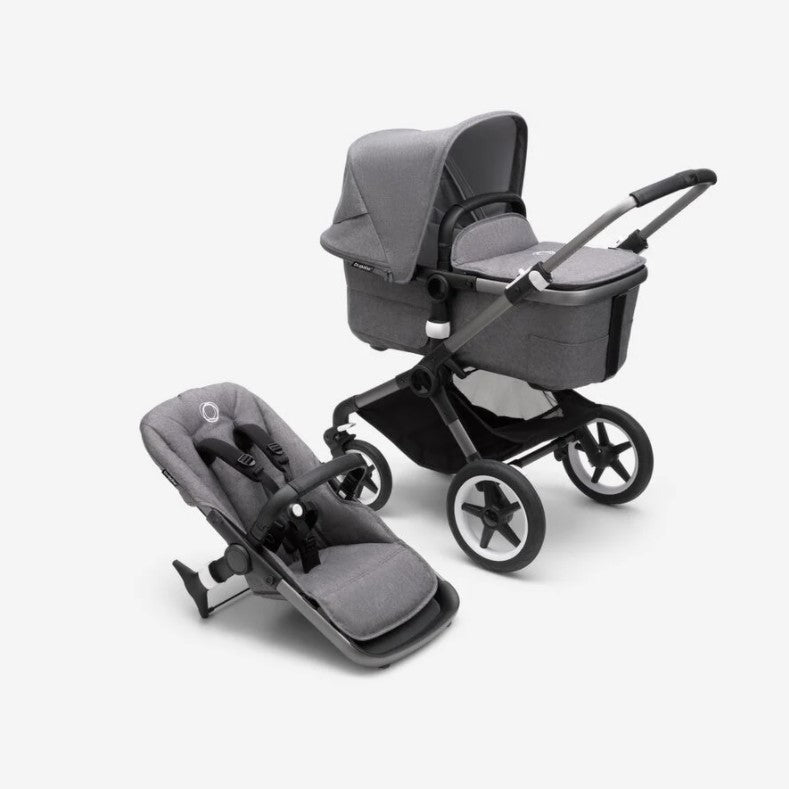 Cochecito DUO Bugaboo Fox 3 Azul Tormenta