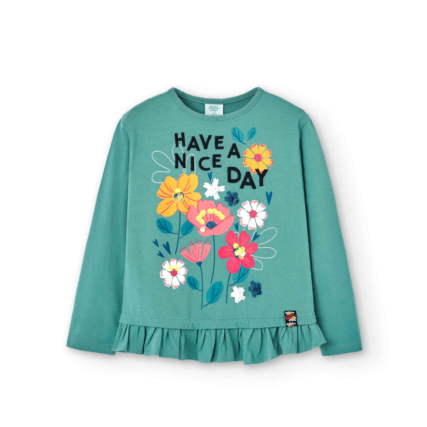 Camiseta Boboli punto con volante