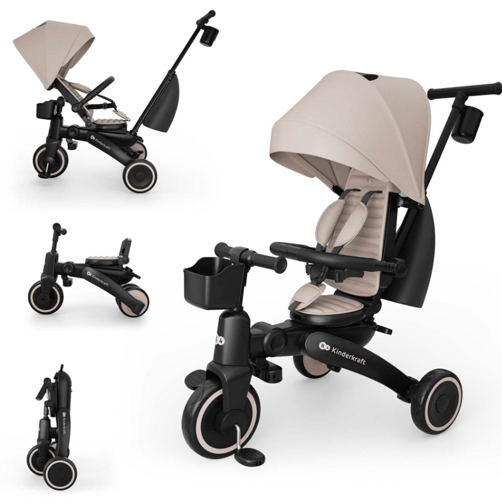 Triciclo plegable Kinderkraft JAZZ 3 Evolutivo 6 en 1