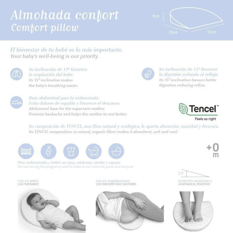 Almohada Confort Cambrass Mini 37 x 29 cm