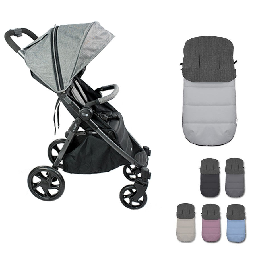 PACK Silla Paseo Niu VentT con saco impermeable