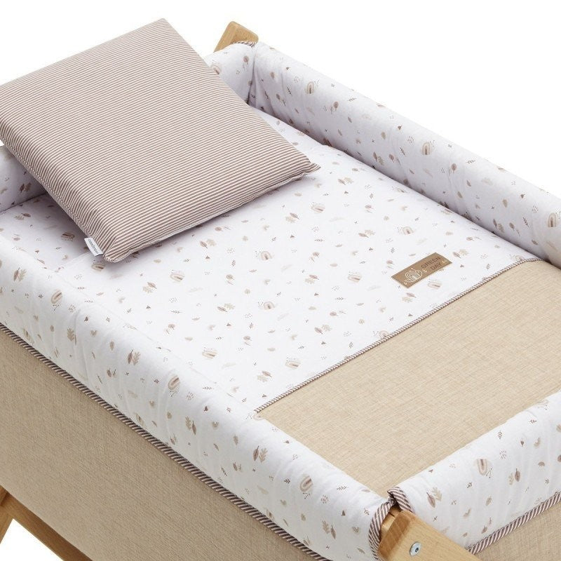 Minicuna Tijera Madera Cambrass Greeny Beige/Natural
