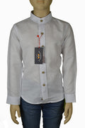 Camisa Spagnolo lino cuello mao