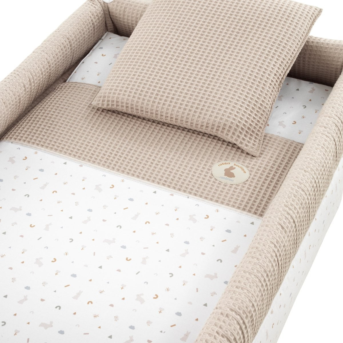Minicuna tijera madera blanca Cambrass Rabbit