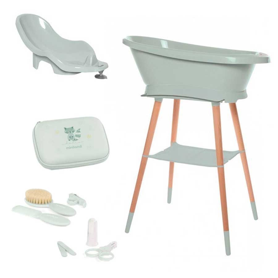 Bañera Bebe Jou SENSE digital LED con neceser de higiene