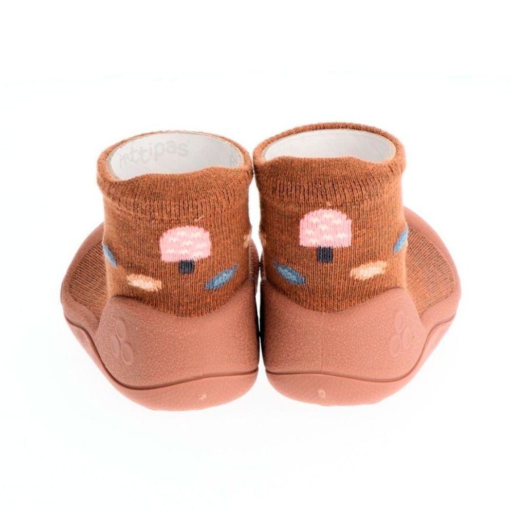 Zapato calcetín Attipas WOODLAND BROWN HEDGEHOG