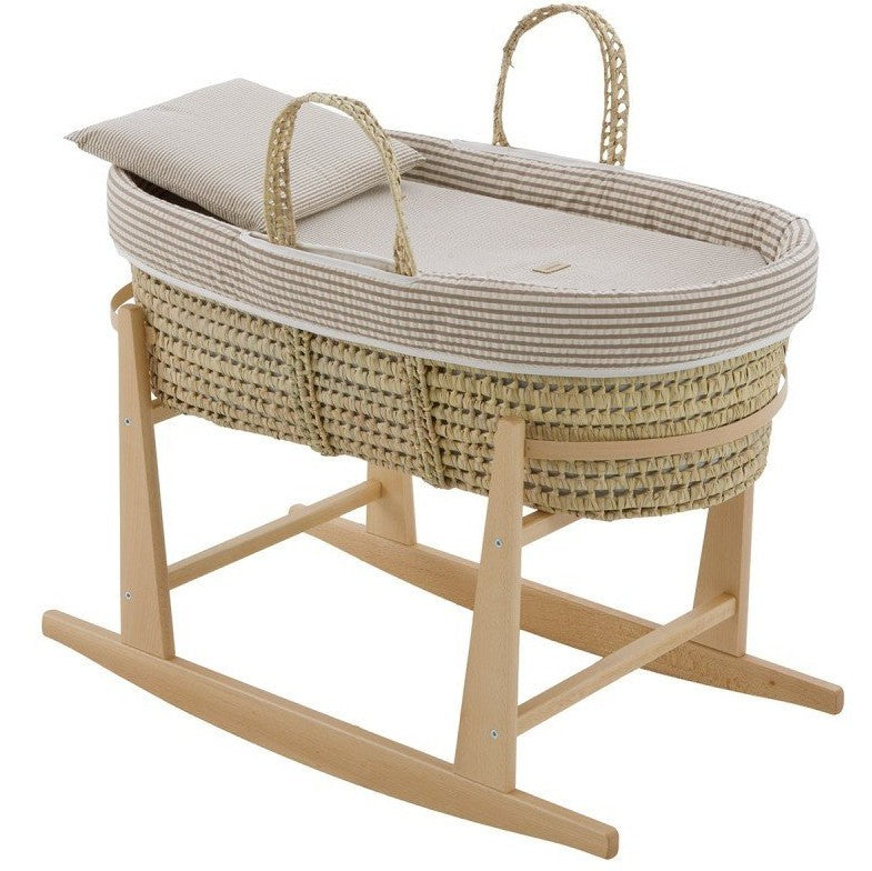 Moises de Palma Acolchado Cambrass + Patas Natural Derby Beige Natural 39x80x61 cm