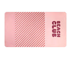 Toalla Playa Microfibra Personalizable Monnëka Stripes Bloom & Blush