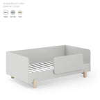 Cuna Evolutiva Ros Mini ELEMENTAL 140x70 con barandilla abatible