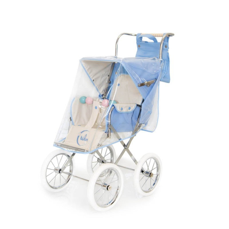 Plastico Lluvia Silla Individual Bebelux Celeste