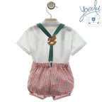 Conjunto bebé con tirantes Yoedu Julia