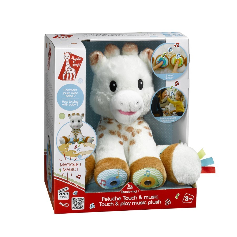 Peluche interactivo musical Touch and Play Sophie la Girafe