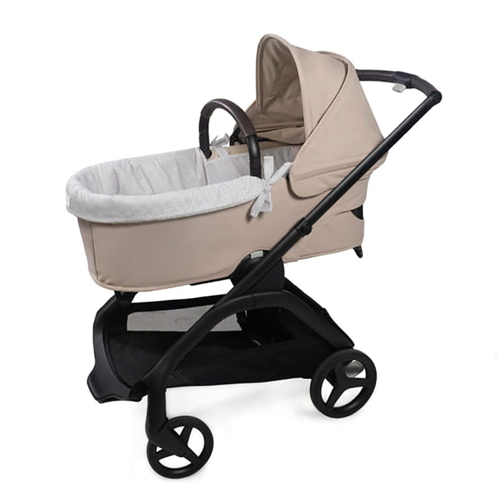 Cubre Cuco Dual + Sábana Ajustable Cuco Pasito a Pasito Little Bloom Vichy