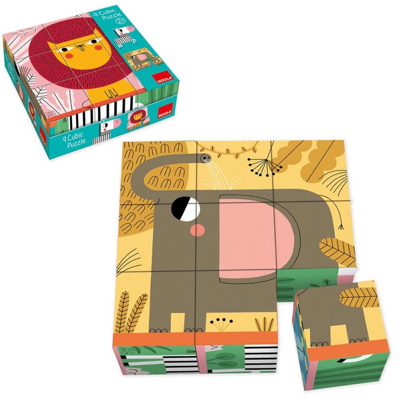 Puzzle Goula Cubos Selva