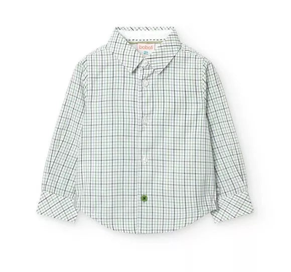 Camisa Boboli popelín cuadros
