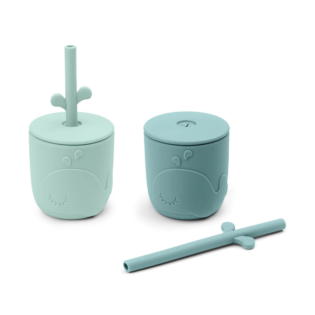 Pack de 2 vasos con pajita Done By Deer Peekaboo Wally