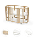 Cuna Stokke Sleepi V3 con Colchón y Sábana Bajera