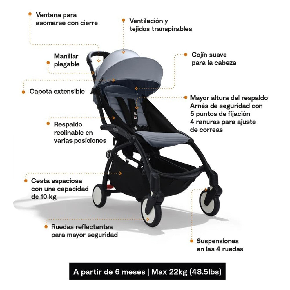 Silla paseo Stokke YOYO3 pack 6+