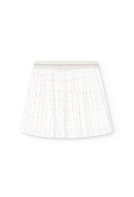 Falda Boboli gasa plisada