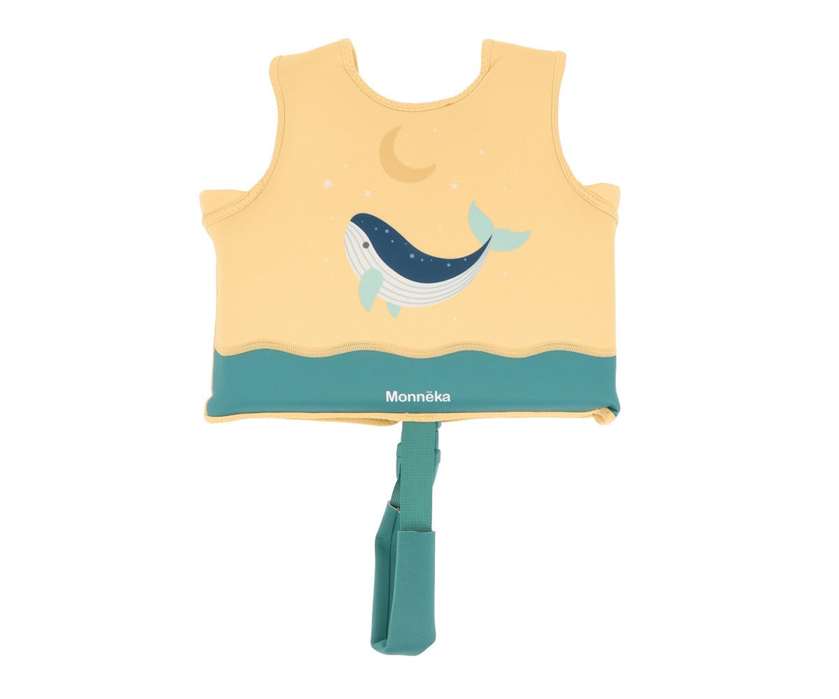 Chaleco Flotador Aprendizaje Monnëka Whale Teal