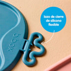 Bandeja silicona B.Box Roll + Go con cuchara