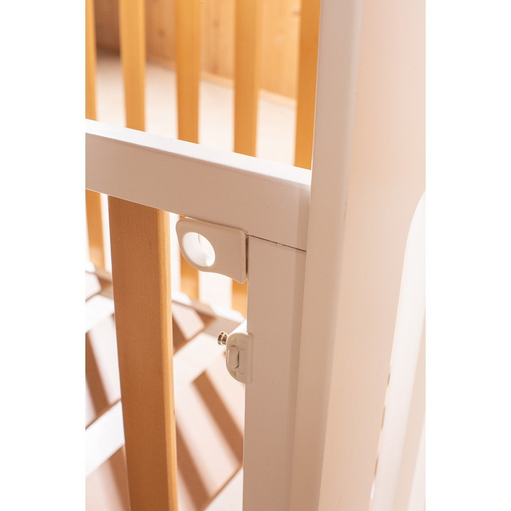 Cuna colecho Interbaby STAR NATURE incluye ruedas y patas natural