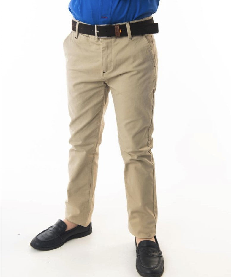 Pantalon chino Spagnolo basico piping gab elast 4778