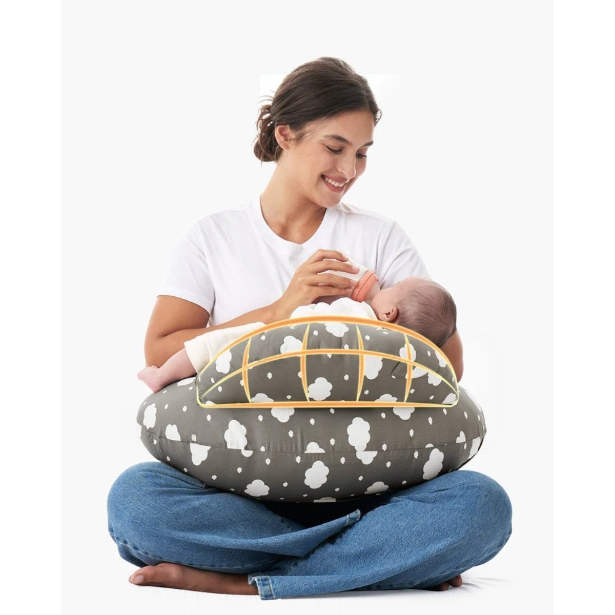 Almohada lactancia Momcozy Nubes forma U
