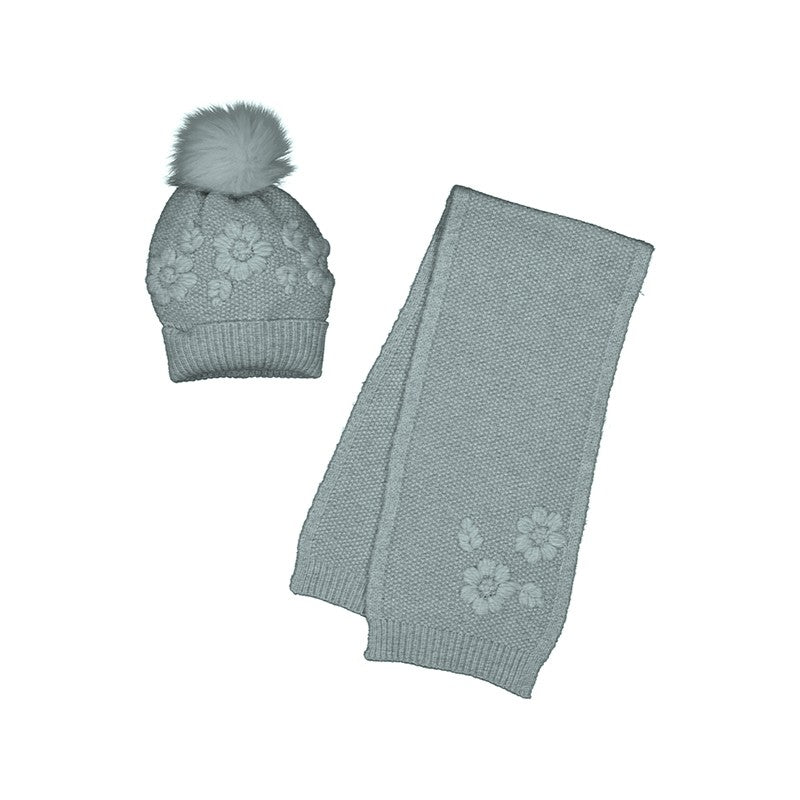 Conjunto gorro y bufanda Mayoral flores