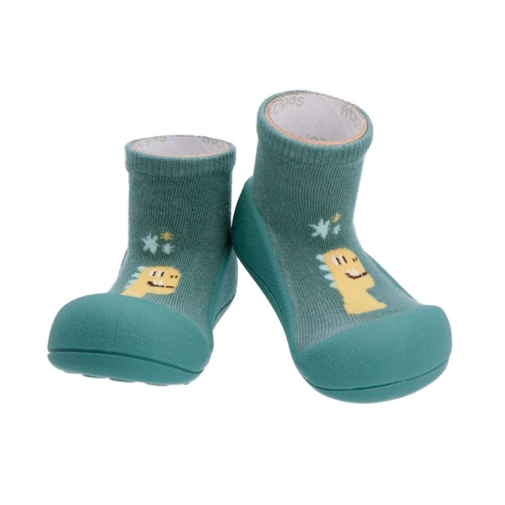 Zapato calcetín Attipas DINO GREEN