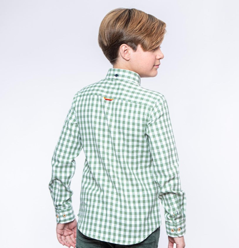 Camisa Spagnolo gabardina cuadros
