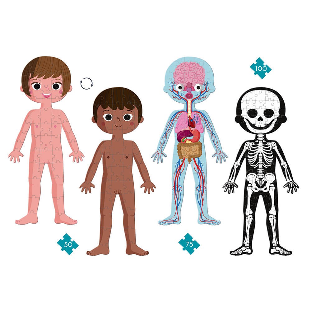 Puzzle Janod EDUCATIVO CUERPO HUMANO