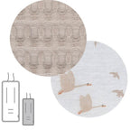 Colchoneta Silla Estrecha.Revers. Cambrass Zico Beige