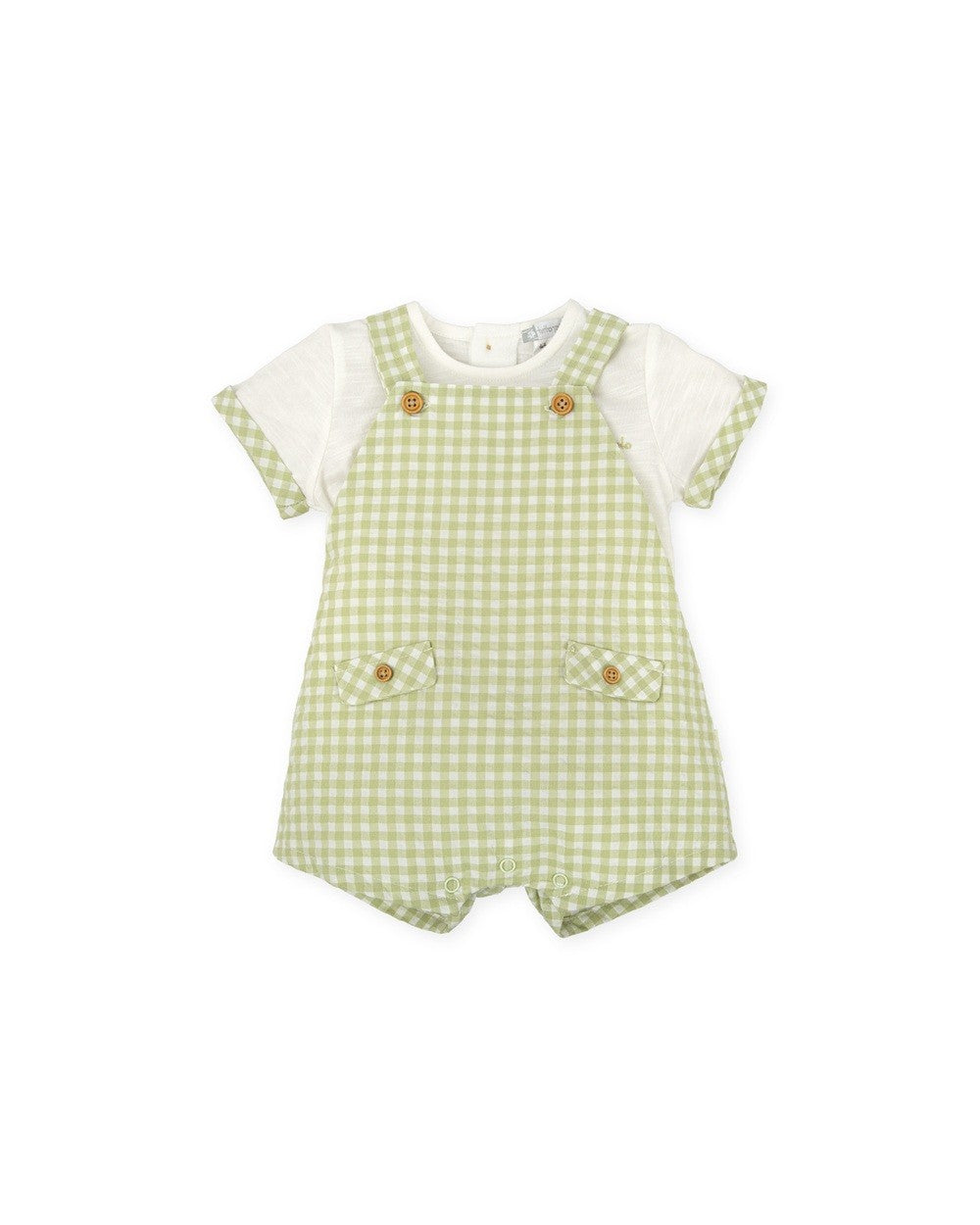 Peto Tutto Piccolo con camiseta Pantano