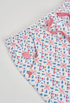 Short Boboli felpa con estampado