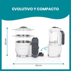 Robot de cocina Babymoov Nutribaby (+) batidora y vaporera