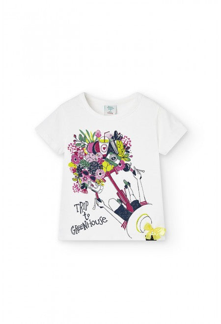 Camiseta Boboli punto elástico