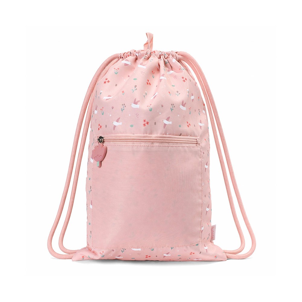 Mochila Saco Impermeable Tutete Blossom Birds Personalizable