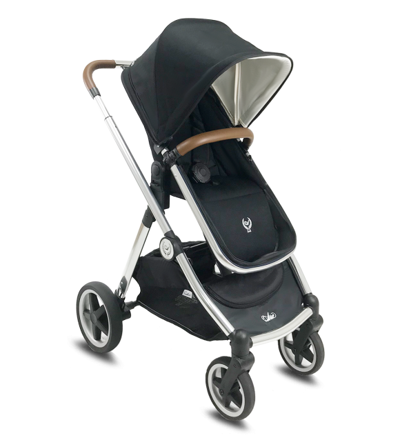 Cochecito duo Arrue OBE con plastico de lluvia